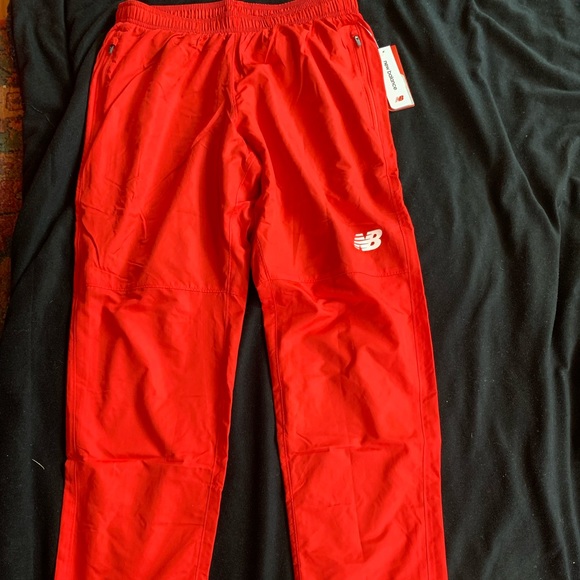 New Balance Pants - Red New Balance warmups